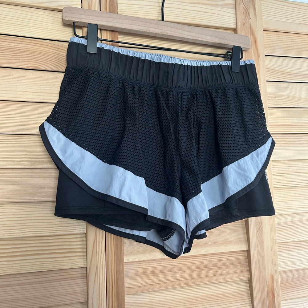 Free people movement Black and lilac  Athletic Shorts